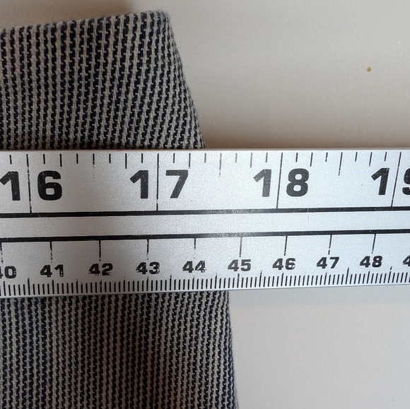 Coldwater Creek Cotton Black White Pencil Skirt w/ Stretch 16 Woman's Workwear - Picture 5 of 9